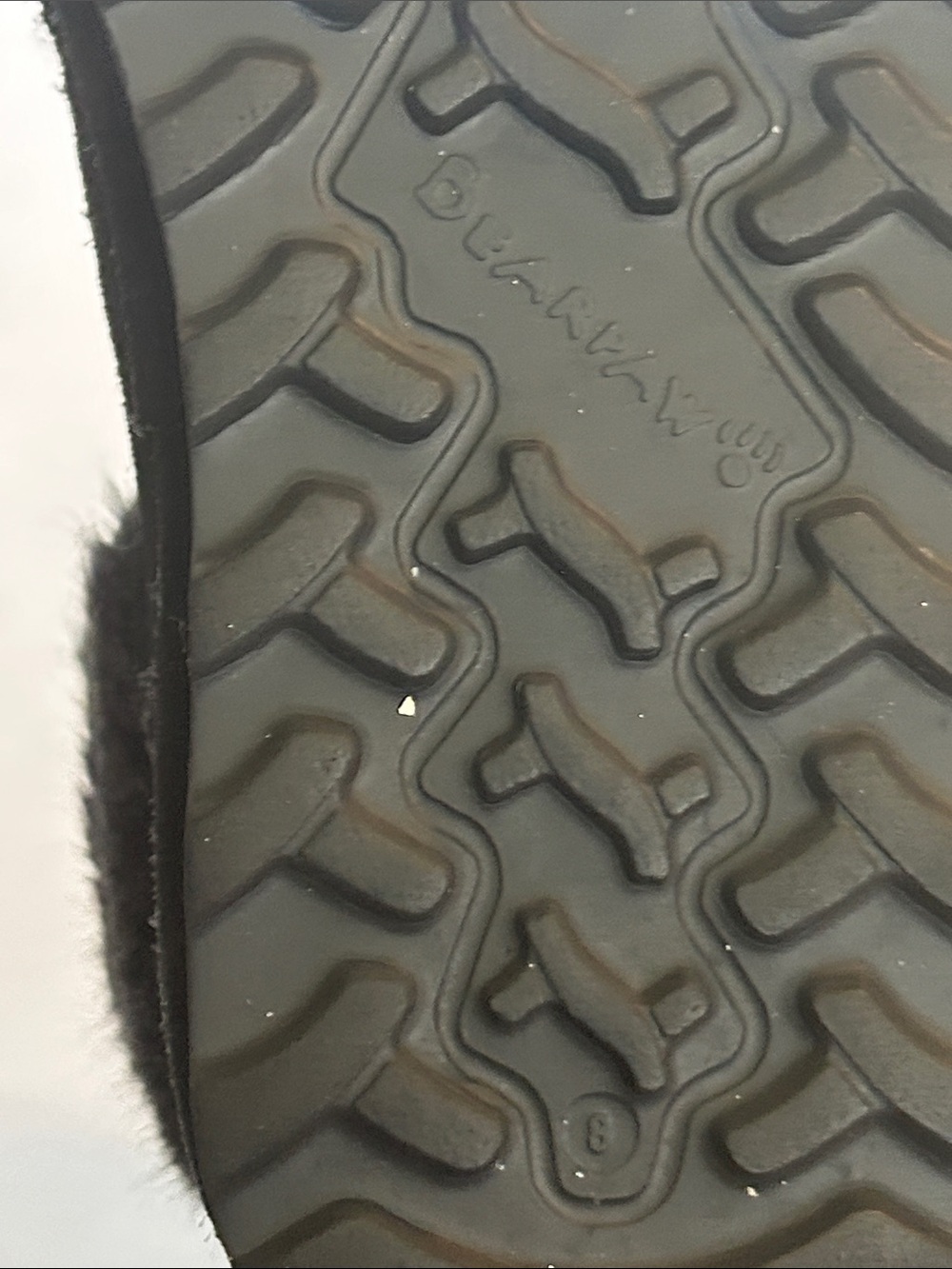 BEAR PAWS BLACK SUEDE KONNIE BOOTS FEATURING DECORATIVE SIDE BUCKLE SZ 8 - Picture 7 of 9